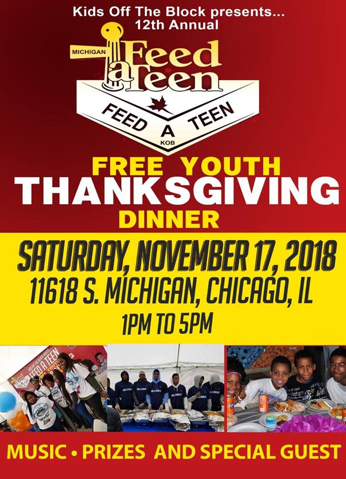 Free Youth Thanksgiving Dinner